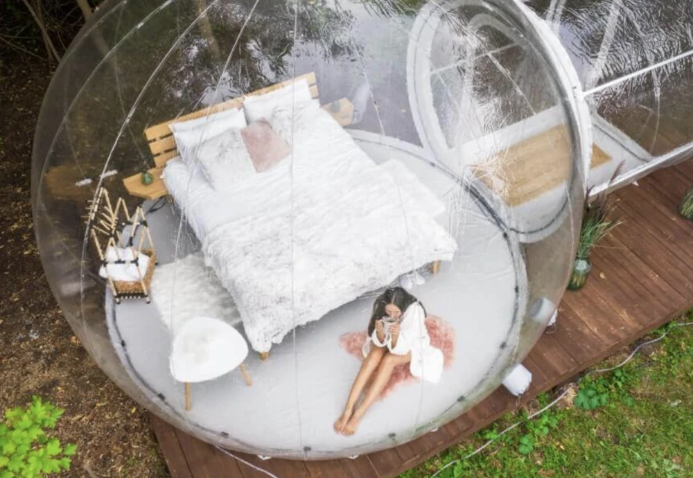 clear bubble tent