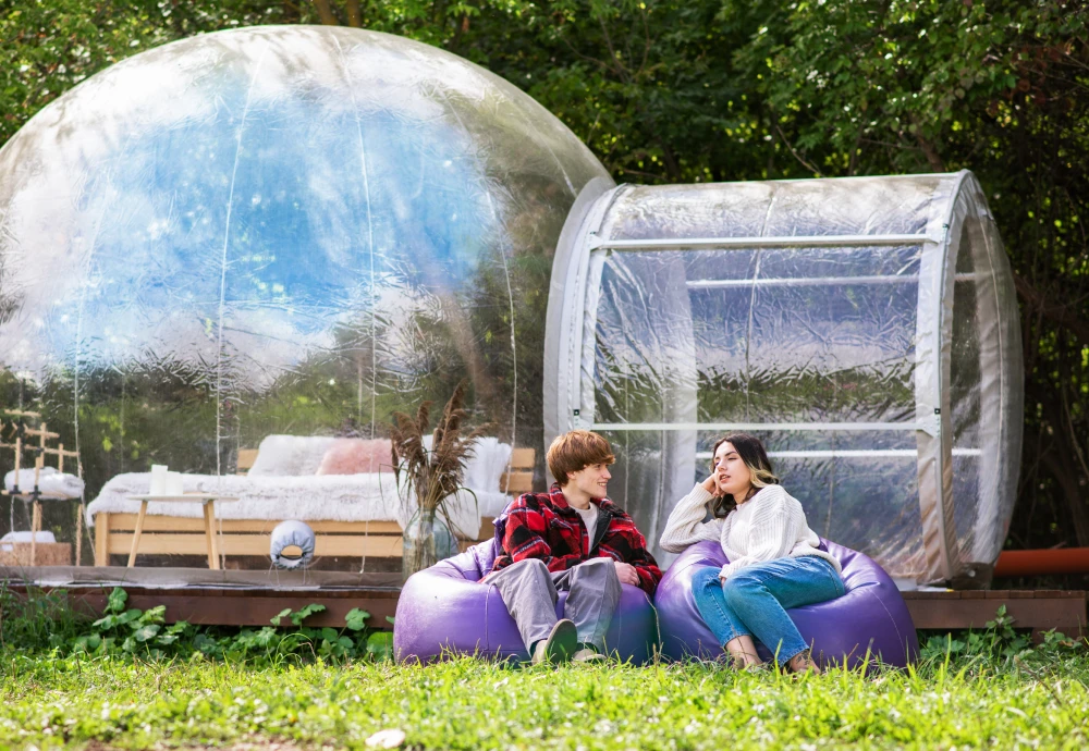 the bubble tent