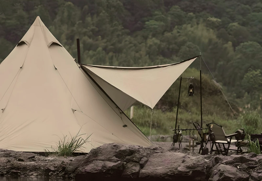 glamping teepee tent